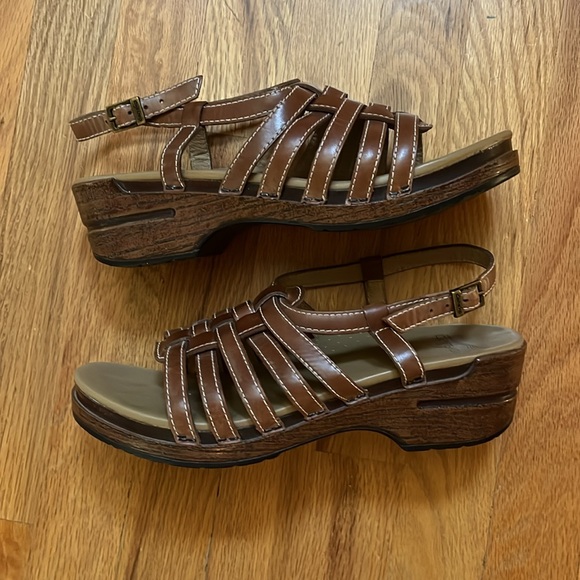 DANSKO Marion Strappy Summer Sandal brown!  Size 41 - Picture 5 of 13